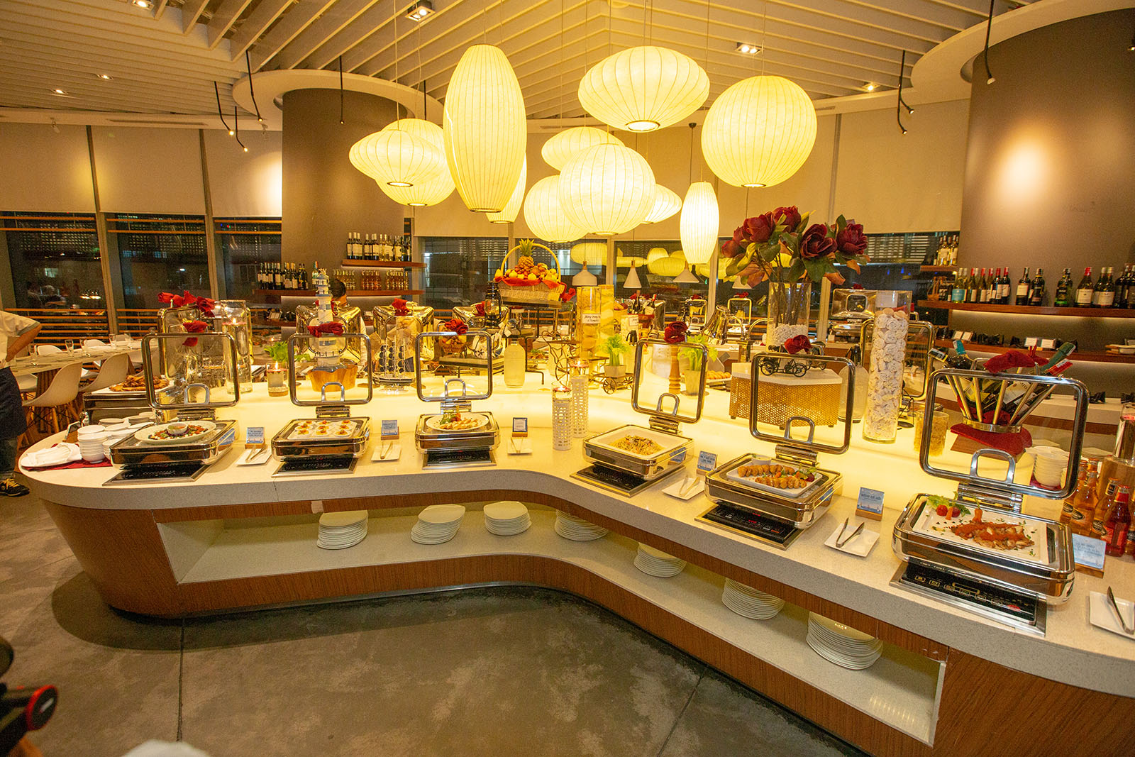 quầy tự phục vụ buffet