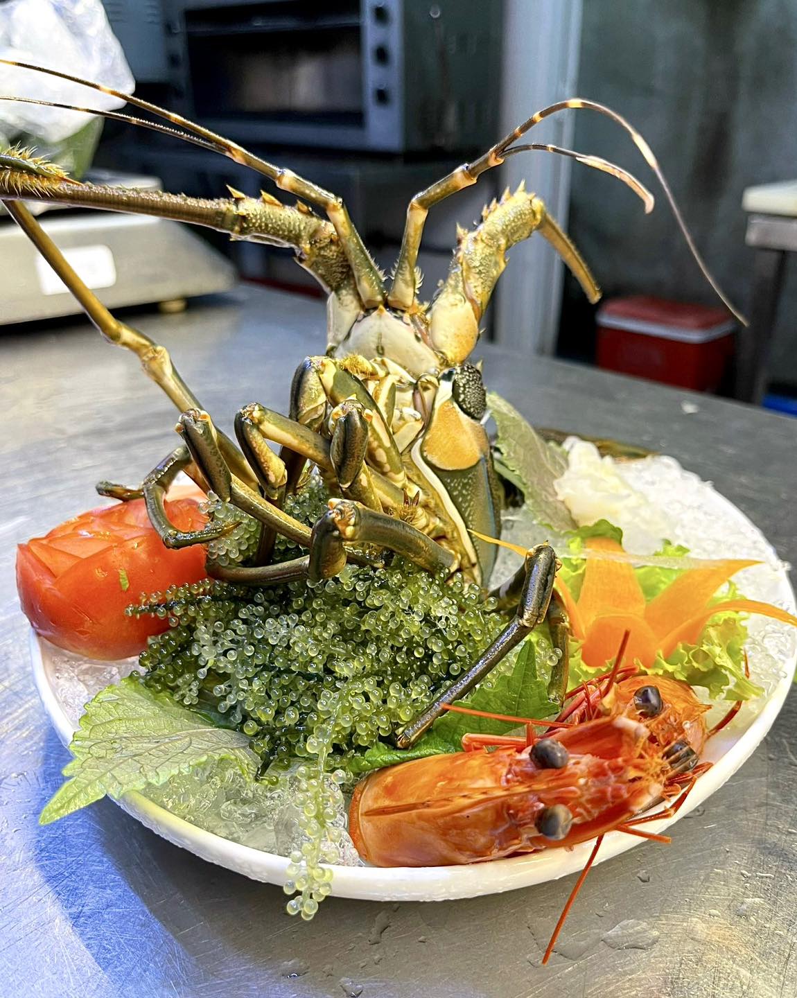 Hải sản ở nhà hàng Cây Dừa