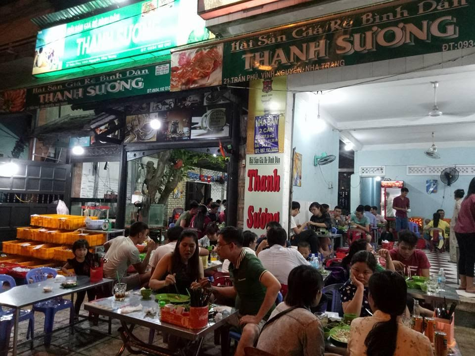 nhà hàng hải sản bình dân đậm đà hương vị nha trang