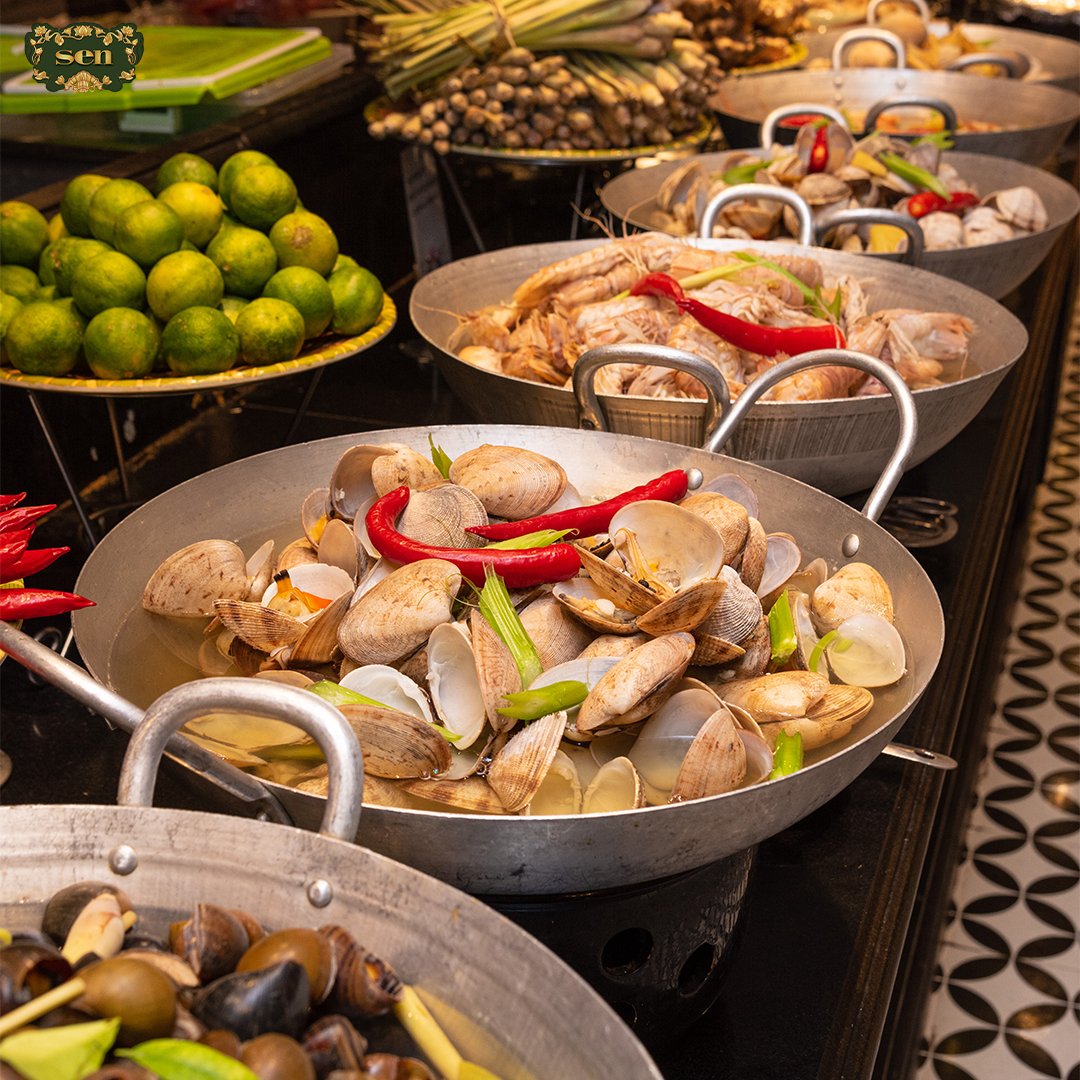 Nhà hàng Buffet Sen 60 Lý Thái Tổ chanh sả trong lòng thủ đô 8