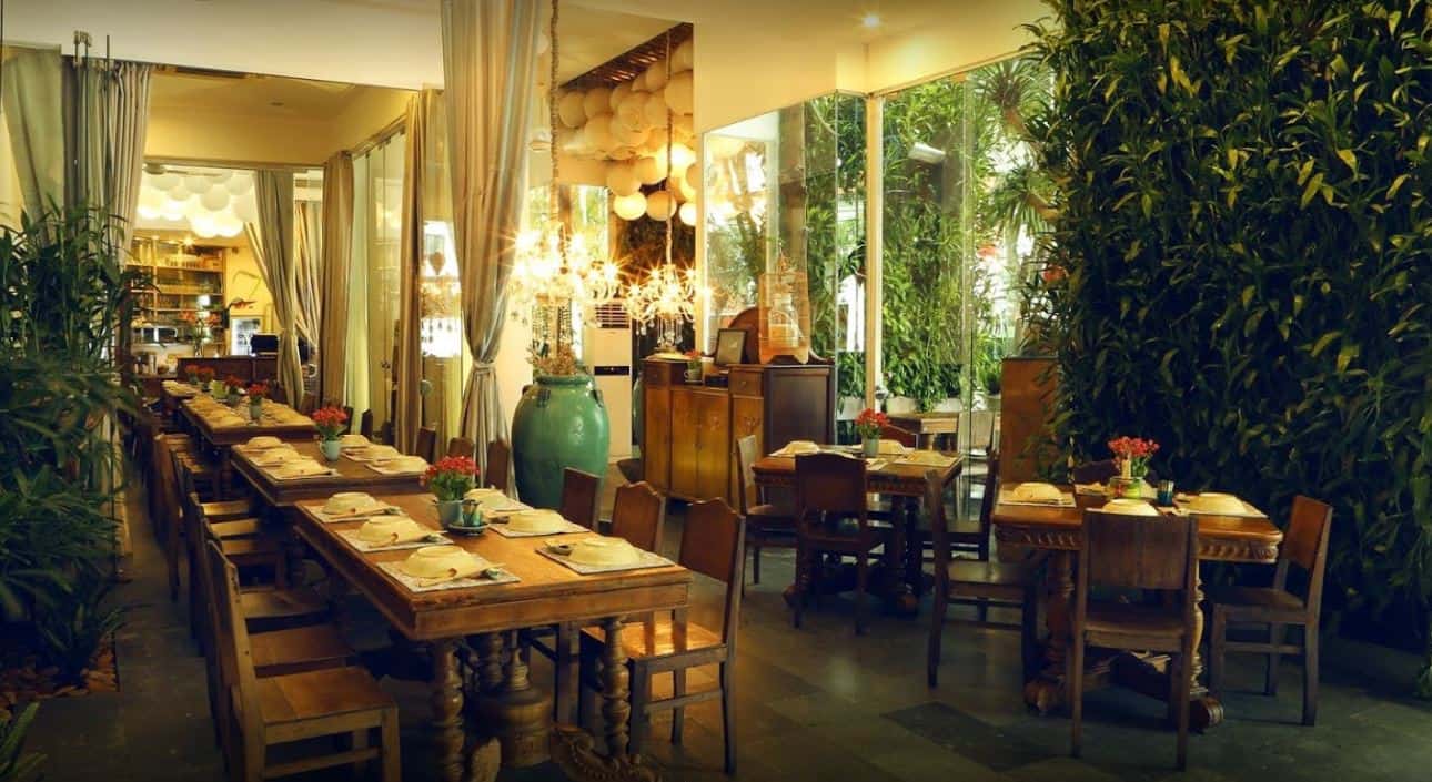 không gian vô cùng ấm cúng