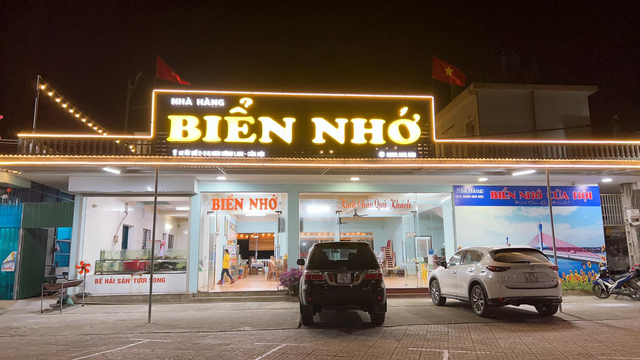 Không gian nhà hàng Biển Nhớ