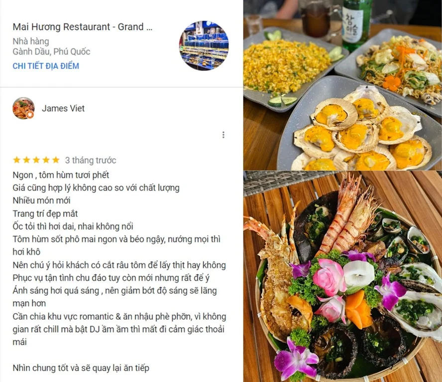 review nhà hàng