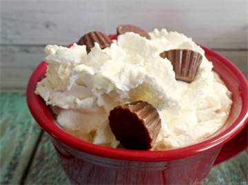 Pha ly socola bơ đậu phộng ấm bụng cho ngày trở lạnh
