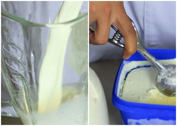 Cách làm sữa lắc bằng máy xay sinh tố