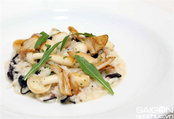 Cơm Ý risotto nấm dễ làm