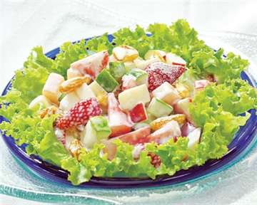 Giải nhiệt sau Tết với món salad hoa quả