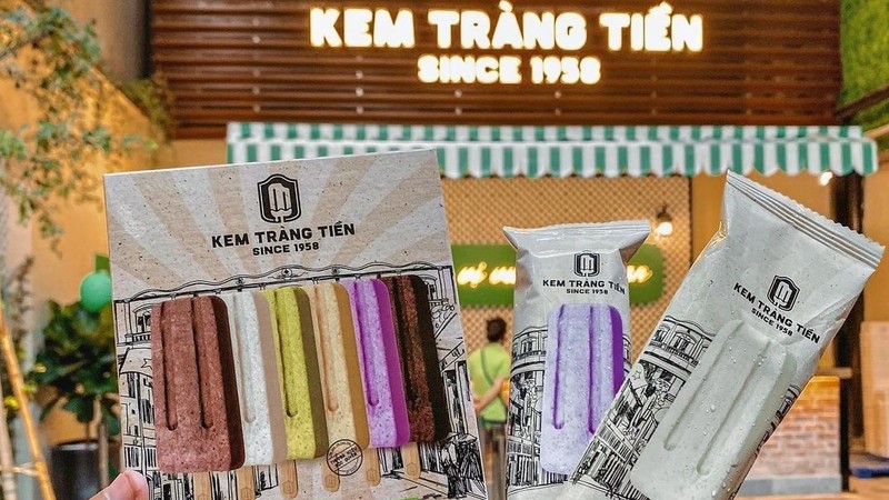 Kem Tràng Tiền - đặc sản lâu đời của Hà Nội