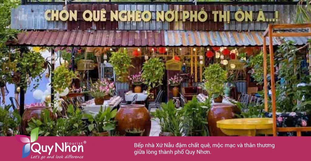 Bếp nhà Xứ Nẫu - TOP 7 nhà hàng Quy Nhơn view đẹp.