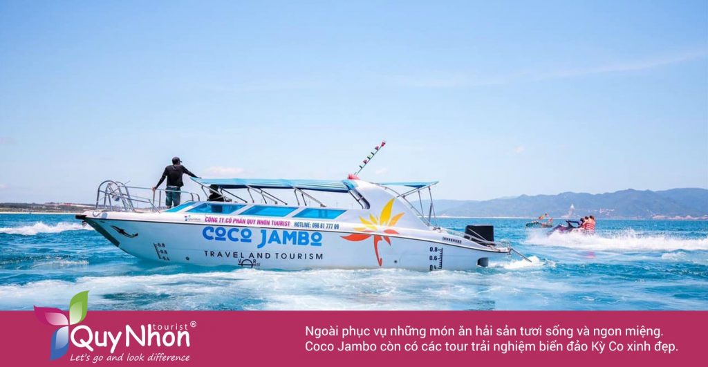Coco Jambo còn có các tour trải nghiệm biển đảo Kỳ Co xinh đẹp.