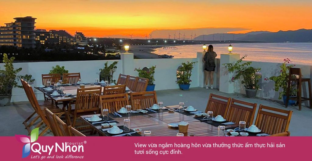 View vừa ngắm hoàng hôn vừa thưởng thức ẩm thực hải sản tươi sống cực đỉnh.
